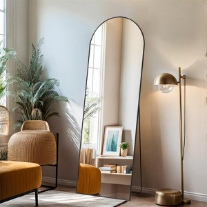 IULULU Wall Mirror, Shatter-Proof, Floor/Hanging, Aluminum Frame - 1 of 4