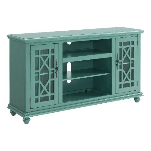 Target blue 2024 tv stand