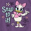 Girls' - Disney - Daisy Duck Fitted Short Sleeve Graphic T-Shirt - 2 of 4