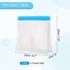 Unique Bargains Reusable Leakproof Zip PEVA Freezer Food Storage Bags 2 Pcs - 2 of 4