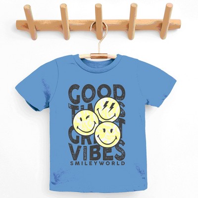 The Juniper Shop SmileyWorld Good Times Great Vibes  Youth Short Sleeve Tee
