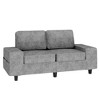 Uptiot Modern Style Indoor Loveseat With Side Pockets - 4 of 4