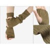 INSPIRE CHIC Acrylic Fingerless Elbow Length Arm Warmers 1 Pair - 3 of 4