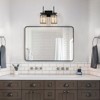LLHZSY Modern Wall Light Sconce Dimmable Rectangular Wall Light Bathroom Crystal Vanity Light - Gold/Black - 1/2/3/4/5 Light - 3 of 4