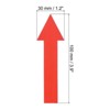 Unique Bargains PVC Waterproof Removable Self-Adhesive Wall Marking Arrow Sticker - 2 of 4