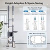 GOTGELIF Floor to Ceiling 85.6"-114" Adjustable Cat Tree with 7 Levels, Scratching Posts For 3-4 Cats - 4 of 4