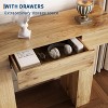 47" Farmhouse Console Table with Drawer - Long Slim Sofa Table for Behind Couch, Narrow Entrance & Foyer Accent Table for Hallway,Living Room - 4 of 4