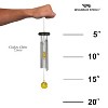 Woodstock Chimes Signature Collection, Woodstock Chakra Chime, 17'' Citrine Wind Chime CCCI - image 3 of 4