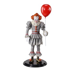 IT BendyFigs Collectible Figure Pennywise the Clown - 1 of 4