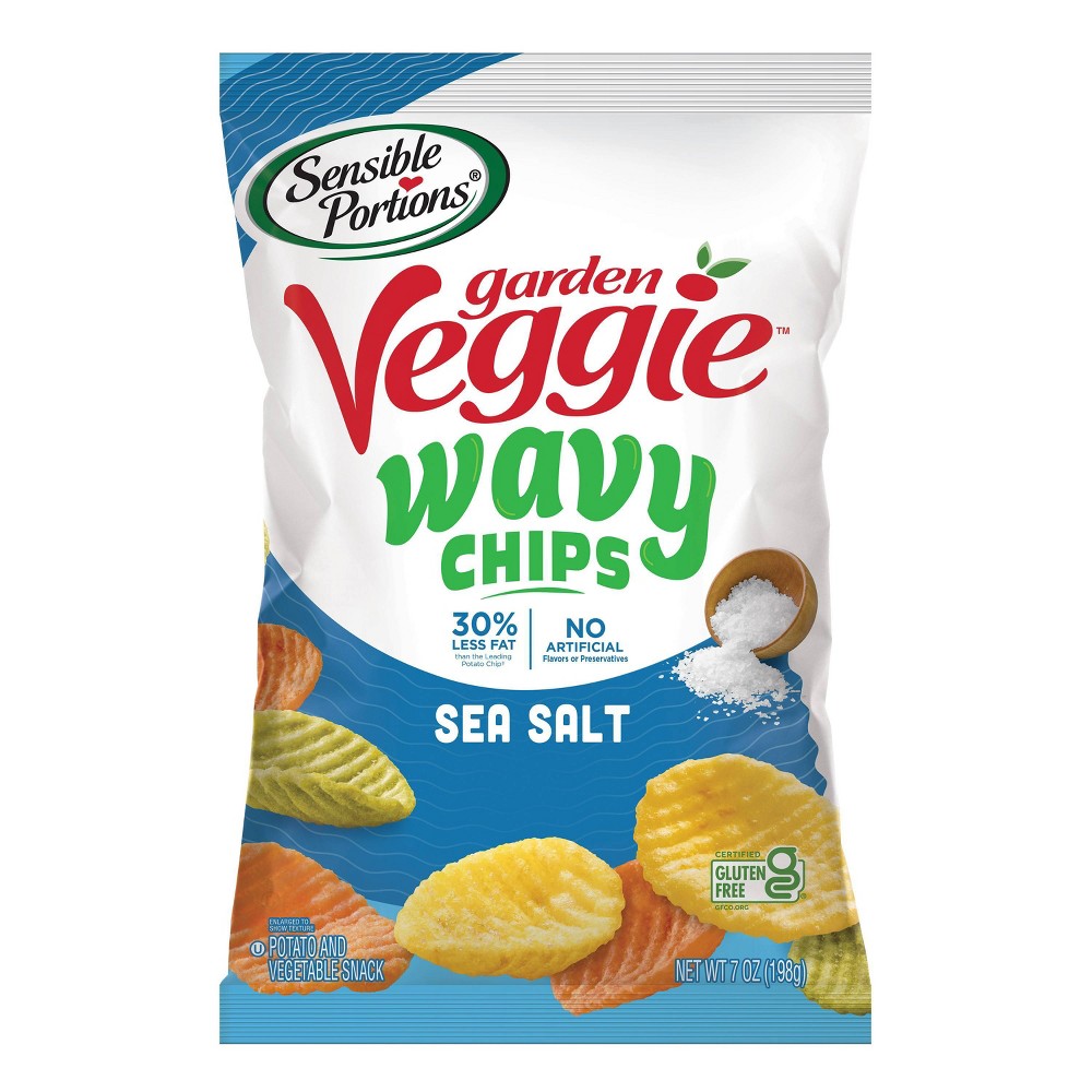 UPC 829515302207 product image for Sensible Portions Garden Veggie Wavy Chips Sea Salt - 7oz | upcitemdb.com