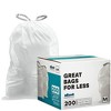 Plasticplace Compatible with simplehuman Code M Drawstring Trash Bags, 12 Gallon (200 Count) - 2 of 4