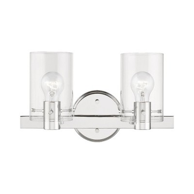 Livex Lighting Munich 2 - Light Vanity in  Polished Chrome