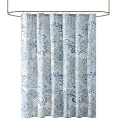 LunaLulinlk Printed Cotton Shower Curtain