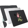 SaharaCase HybridFlex Arts Case for Apple MacBook Pro 13" Laptops Black Rose (LT00025) - 3 of 4