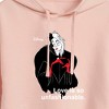 Women's - Disney Villains - Cruella De Vil Love Unfasionable Cropped Graphic Hoodie - 2 of 3