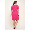 WEST K Womens Elli Plus Size High-Waist Mini Dress - 3 of 4