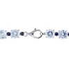 EVERLY JEWELRY |  Sterling Silver 29 1/2 CT TGW Blue Topaz - Sky Sapphire Bracelet - 2 of 4