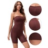 INSPIRE CHIC Women's Tube Shapewear Tummy Control Butt Lifter Strapless Mid Thigh Body Shaper - 3 of 4