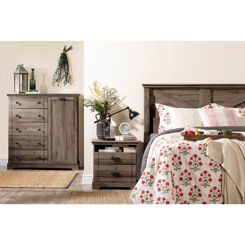 Avilla Door Chest with 5 Drawers - South Shore, 4 of 12