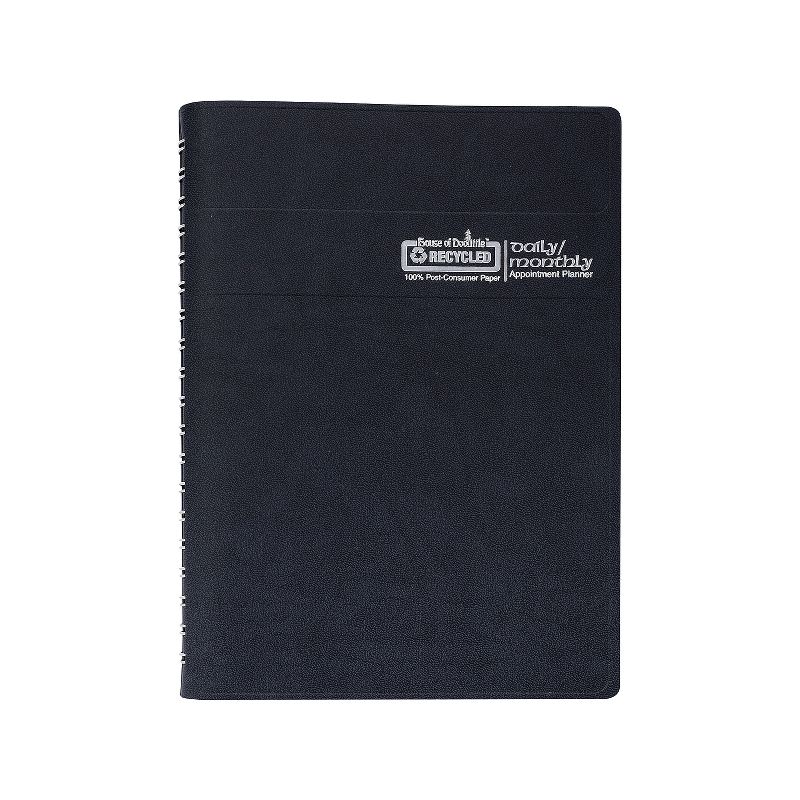 2024 House of Doolittle 7" x 10" Daily & Monthly Appointment Book Black (2896-32-24) 289632-24, 1 of 5