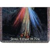 Tapestry Throw The Divine Mercy with Words – 50×60 inch in Cotton by Manual Woodworkers r Sofa and Weavers - 3 of 3