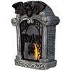 Northlight Lighted Flickering Beware Gravestone Halloween Decoration - 13.5" - LED Orange Light - 4 of 4