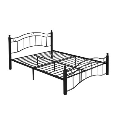 Queen Bouvardia Modern Contemporary Iron Bed - Christopher Knight Home