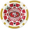 MasterPieces Casino Style 20 Piece 11.5 Gram Poker Chip Set NFL San Francisco 49ers Gold Edition - 3 of 4