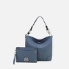 MKF Collection Viviana Vegan Leather Hobo Bag with Matching Wristlet by Mia K - 2 of 4