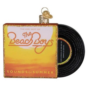 Old World Christmas Blown Glass Ornament for Christmas Tree, Sounds of Summer Album Cover - 1 of 4