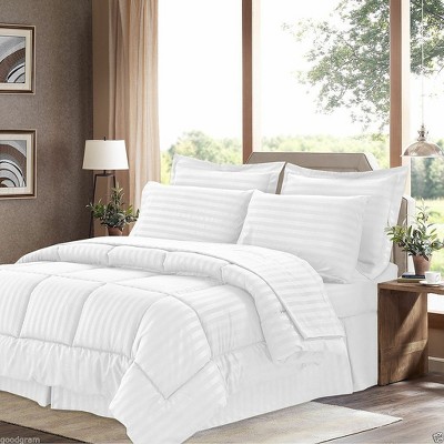 GoodGram 8 Pc Hotel Down Alternative Bed in a Bag Comforter Set