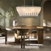 Rennnsan Glazwen 40"W 8-Light Tiered Crystal Vintage Dimmable Chandelier in Silver - 2 of 4