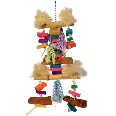 Prevue Pet Products Preen & Pacify Bodacious Bites Fluff N Stuff Bird Toy 62472
