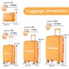 YONWAY 4 Piece Luggage Set, Lightweight Expandable Carry-On Set, with TSA Lock & Soundproof Spinner Wheels - 3 of 4