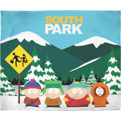 Intimo South Park Stan Marsh Kyle Broflovski Cartman Kenny McCormick Show Throw Blanket Multicoloured