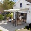 Outsunny 10' x 10' Outdoor Pergola Canopy, Metal Patio Canopy with Drainage Holes for Backyard, Garden, Porch - 2 of 4