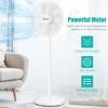 Costway 16'' Oscillating Pedestal Fan 3-Speed Adjustable Height w/ Remote Control - 4 of 4