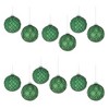Glitter Frosted Glass Ball Ornament (Set of 12) - 2 of 4