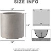 Rosemead Home & Garden Inc. 10" Round Modern Concrete Outdoor Planter Pot Weathered - 3 of 3