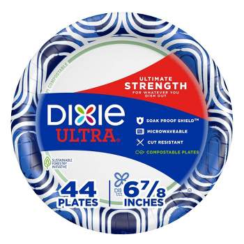 Dixie Everyday Lunch/Light Dinner Paper Plates, 250 ct, 8.5 size