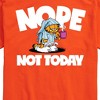 Men's - Garfield - Nope Not Today Sleepy Garfield Short Sleeve Graphic T-Shirt - 2 of 4