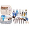 Narwey Travel Makeup Bag Large Cosmetic Bag Makeup Case Organizer for Women - 2 of 3
