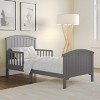Child Craft Hampton Arch Top Toddler Bed for Kids with Guard Rails, Low to Ground Design, Made of Pinewood, Clean Lines Match Any Décor - 2 of 4