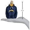 Old World Christmas Blown Glass Ornament for Christmas Tree, Los Angeles Chargers Hoodie - 3 of 3
