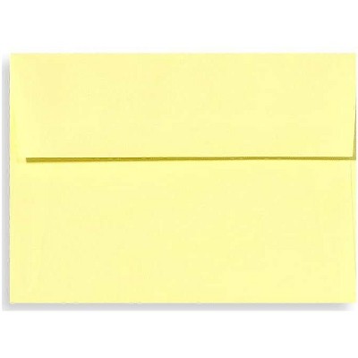 LUX A1 Invitation Envelopes 3 5/8 x 5 1/8 50/Box Lemonade EX4865-15-50