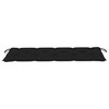 vidaXL Stacking Patio Bench with Cushion 62.6 in. Solid Teak Wood - 3 of 4