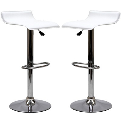 Set of 2 Gloria Barstool White - Modway