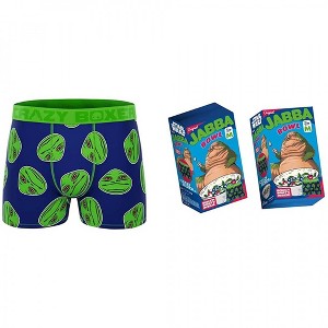 Mens Crazy Boxers Star Wars Jabba The Hutt Boxer Briefs in Cereal Box - 1 of 4