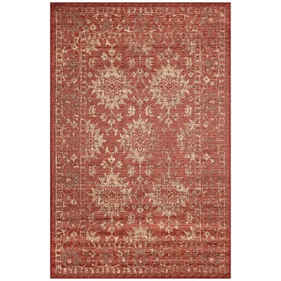 Liora Manne Carmel  Indoor/Outdoor Area Rug  Chili..