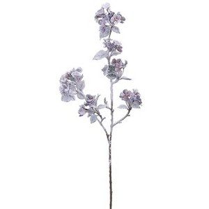 Allstate Floral 5" Lavender Snow Quince Blossom Artificial Floral Christmas Spray - 1 of 4
